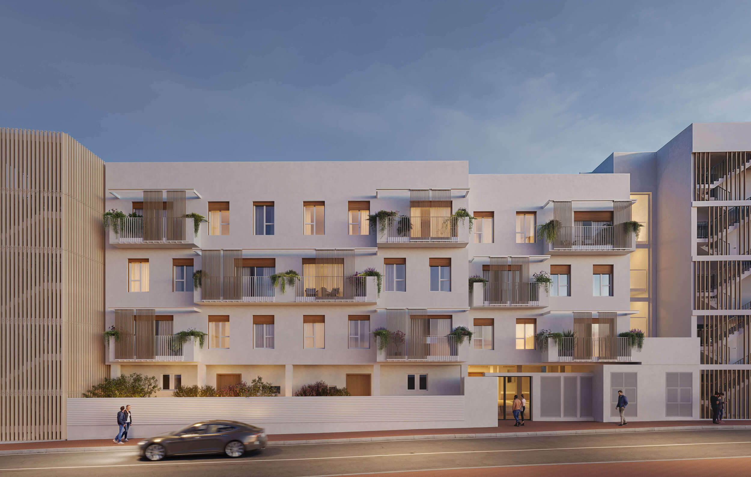 Coral Square - Fachada Posterior